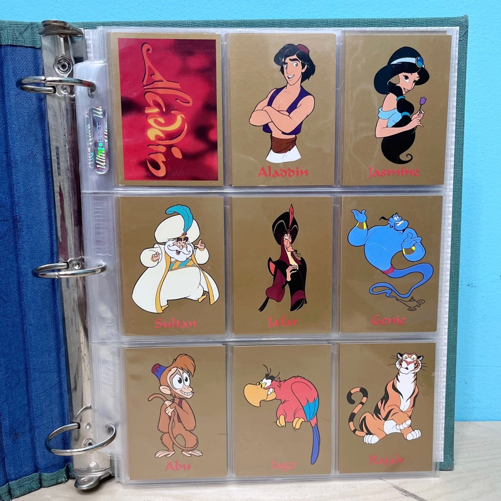 skybox | disney aladdin trading cards 1993 vintage series complete set
